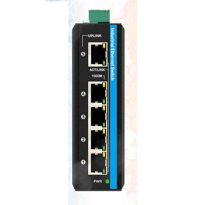 5 پورت گیگابیت WEB سوئیچ مدیریت شده 100/1000M سوئیچ شبکه RSTP 802.1Q IP40 CE