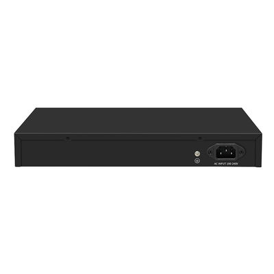 8 پورت 10G سوئیچ اترنت بدون مدیریت سرعت خودکار واحد AC ورودی بدون فن