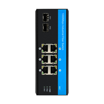 8 پورت گيگابيت سوئيچ غيرمديريت شده سوئيچ اترنت POE سوئيچ DC48V سوئيچ شبکه راه آهن