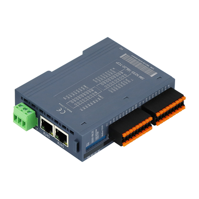 TCP/IP Modbus I/O Slave Module NPN و PNP پشتیبانی شده 16 پورت DI DO DIN نصب شده