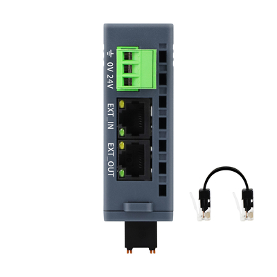 اتوبوس EtherCAT PLC IO ماژول EtherCAT قابل گسترش از راه دور 16DI+16DO ماژول I/O Din-rail