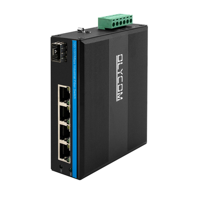 4-Port Solar Powered PoE Switch IM-FP144BGE 100/1000M فیبر 120W ورودی دوگانه DC12V/DC24V/DC48V