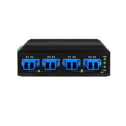 2*2B سوئیچ دوربرد نوری صنعتی LC/SC کانکتور SM/MM DC24/48V ورودی