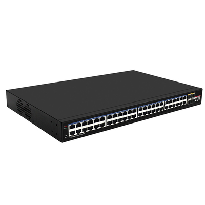 48 پورت گگابیت L3 سوئیچ شبکه مدیریت شده با 10G فایبر Uplinks مبتنی بر Realtek
