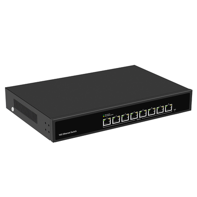 سوئیچ 10G اترنت بدون مدیریت با ورودی برق AC100V-240V و سازگاری 1G / 2.5G / 5G