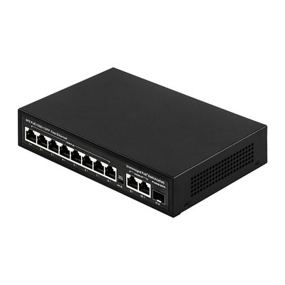 سوئیچ PoE 8 پورت 10/100M با مصرف 120W/150W و پوشش 250m