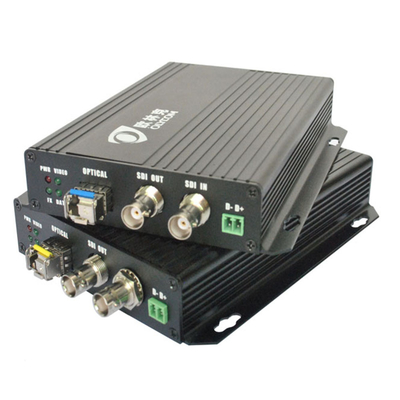 SDI Fiber Video Converter SDI به فرستنده فیبر نوری SM LC 20km