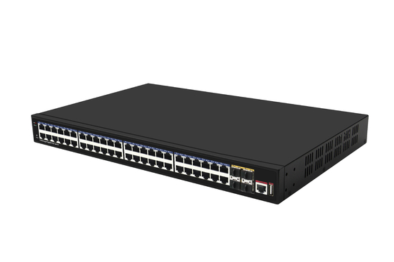 48 پورت 10G Poe Switch L3 Managed Ethernet Switch با پورتهای 48*گیگابیت Poe + 4*10G Sfp+