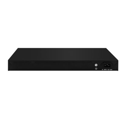 24 پورت 2.5G PoE سوئیچ مدیریت شده 10G فیبر Uplink L3 لایه 400W بودجه ورودی AC CE