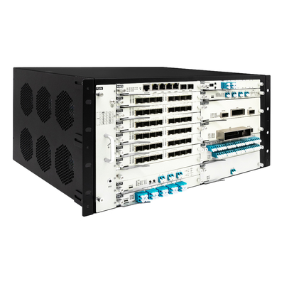 سیستم تجهیزات انتقال DWDM OTN 19" 5U با کارت های قابل تنظیم EDFA AWG