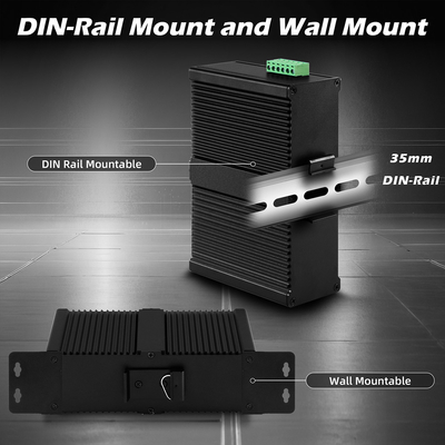 16 سوئیچ Ethernet صنعتی مدیریت شده 8RJ45 + 8SFP سوئیچ POE با 4 * RS485 + 2 * CAN BUS