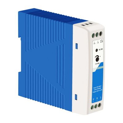 منبع برق 12 ولت دین 20 وات 1.67A ورودی AC / DC پلاستیکی CE UL درج صنعت