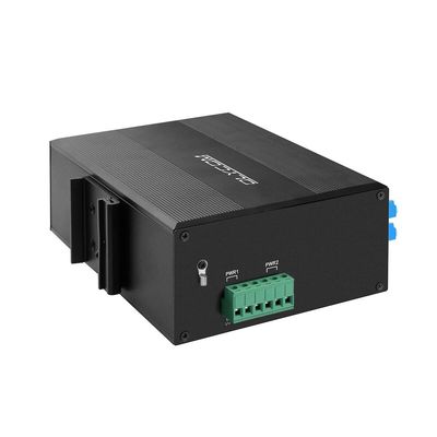 سوئیچ اتریتن مدیریت شده صنعتی با عملکرد دور زدن D2 * 2B SM LC Connector IP40 درجه حفاظت برای حفاظت از خط نوری