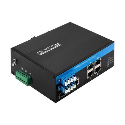 سوئیچ اتریتن مدیریت شده صنعتی با عملکرد دور زدن D2 * 2B SM LC Connector IP40 درجه حفاظت برای حفاظت از خط نوری
