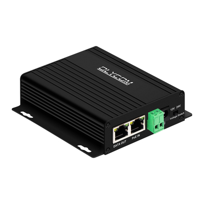 جداکننده PoE گیگابیتی 30 وات با خروجی DC12V/24V قابل تعویض برای دوربین های امنیتی، AP بی سیم، سیستم های کنترل دسترسی.
