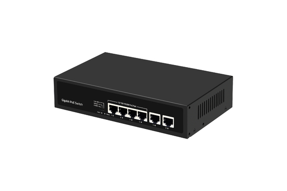 سوئیچ PoE گیگابیتی 4 پورت با قیمت کارخانه 65 وات با نگهبان PoE