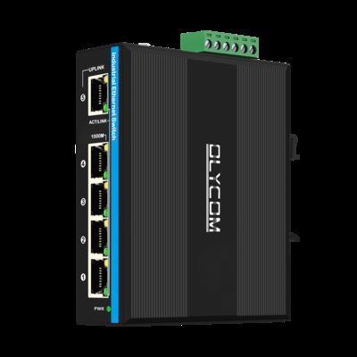 سوئیچ گیگابیتی 5 پورت صنعتی PoE Extender با 1 پورت ورودی PoE با پشتیبانی از 30 وات/60 وات/90 وات + 4 پورت خروجی PoE