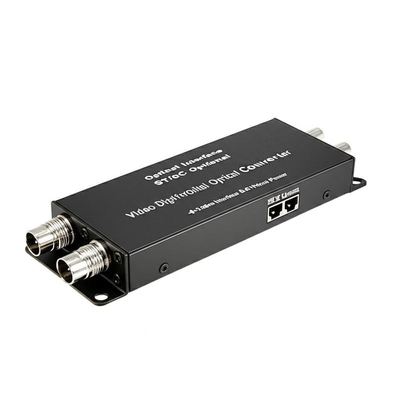 رابط نوری ST/SC اختیاری، مبدل نوری دیجیتال ویدئویی با رابط ویدئویی BNC - توان خروجی -8 تا 3dBm