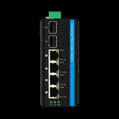Solar Poe Switch industrial ethernet switch Support DC12/24/48V 4 POE Ports Support Af/at/bt 120W