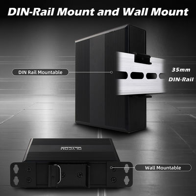 سوئیچ گیگابیت POE سوئیچ اترنت غیرمدیریت شده 120 وات poe af/at ورودی برق DC48V