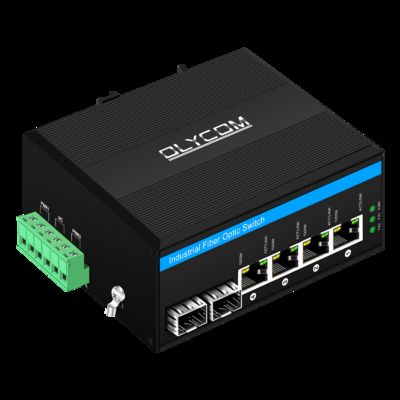 سوئیچ سولار پو 6 پورت DC12-48 ولت سوئیچ اترنت صنعتی 120 واتی برای برق خورشیدی / صندوق عقب / سیستم VoIP / سیستم امنیتی دوربین مدار بسته