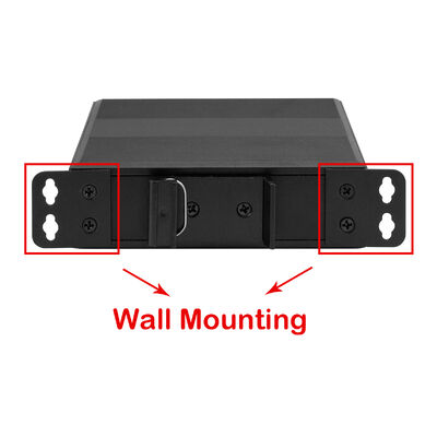 5 پورت شبکه سریع DIN PoE سوئیچ PoE Af/At 120W بودجه DC48V ورودی CE FCC گواهینامه