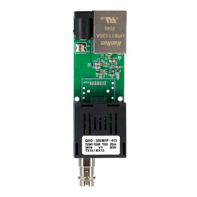 کارت مبدل رسانه گیگابیتی DC5V~DC24V برای راه حل ارتباطی فیبر پهپاد اندازه کوچک