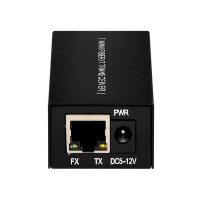 مینی گیگابیت فیبر نوری رسانه تبدیل DC5V DC12V کوچک اندازه 20KM تمدید CE