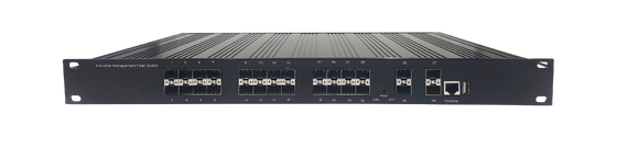 28 پورت 10G ETHERNET MANAGED SWITCH FULL FIBER SLOTS AC DC Input FANLESS RACK نصب شده در CE