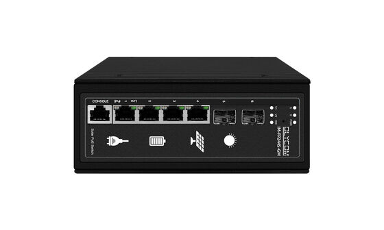 سوئیچ صنعتی مدیریت شده خورشیدی PoE 4GE + 2SFP 120W PoE MPPT قدرت خارج از شبکه برای شبکه های دوربین مدار بسته و بی سیم