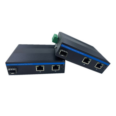 سوئیچ شبکه صنعتی 10/100m 1 Sfp 2 Rj45 سوئیچ شبکه غیر مدیریت شده IP40 DC 9-36V