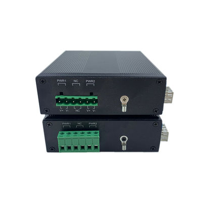 سوئیچ شبکه صنعتی 10/100m 1 Sfp 2 Rj45 سوئیچ شبکه غیر مدیریت شده IP40 DC 9-36V