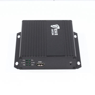 1080P HD DVI Fiber Optic Extender HDMI Extender بیش از Cat5e 120 متر CE DC12V