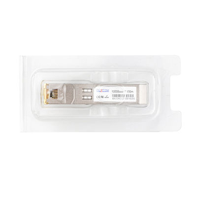 Gigabit RJ45 SFP Module Transceiver 10/100/1000BASE-T بیش از Cat5 UTP کابل گرم قابل وصل
