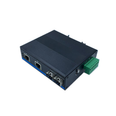 سوئیچ POE غیر مدیریت شده صنعتی با 4 پورت و 2 اسلات SFP برای سیستم دوربین امنیتی