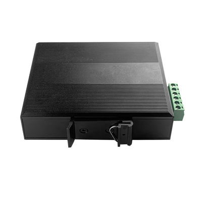 48VDC 100Mbps Fast Industrial Ethernet Media Converter Sfp To Rj45 with IEEE802.3Af / At