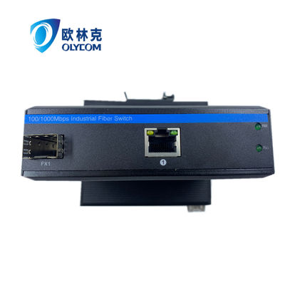 مبدل رسانه های محکم Poe 15.4W 30W 10/100m Fast Ethernet Unmanaged Ce Din Rail