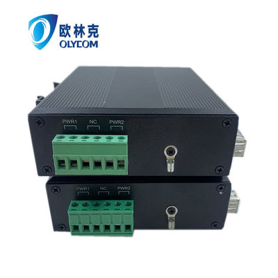 مبدل رسانه های محکم Poe 15.4W 30W 10/100m Fast Ethernet Unmanaged Ce Din Rail