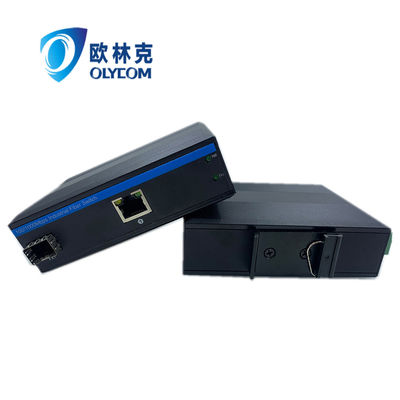 مبدل رسانه های محکم Poe 15.4W 30W 10/100m Fast Ethernet Unmanaged Ce Din Rail