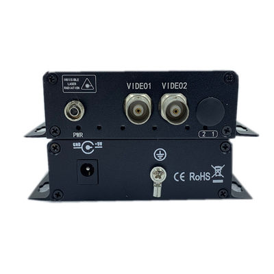 HD 1080P Video Digital Optical Converter 2 پورت AHD CVI TVI FC فیبر 20 کیلومتر حالت تک