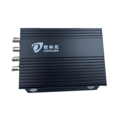 4 پورت 1080P Video Over Ethernet Converter Converter Coax Multimode Fiber Converter 12 ولت