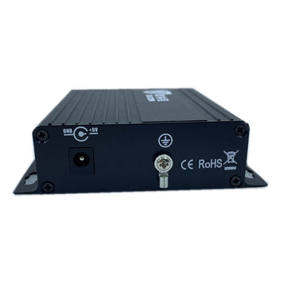 فرستنده و گیرنده فیبر نوری آنالوگ FC استاندارد 1ch داده برای دوربین PTZ سیاه