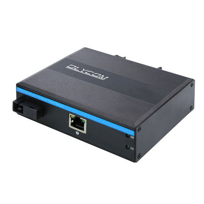 مبدل رسانه ای صنعتی اترنات گیگابیت غیر مدیریت شده SC WDM Single Fiber Mini Size