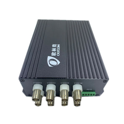 RS422 داده و ویدیو دیجیتال تبدیل نوری برای دوربین PTZ AHD / HD ویدیو DC12V
