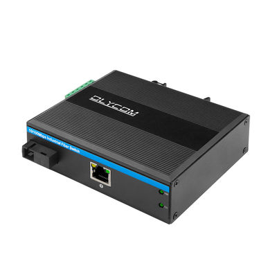 20KM WDM Media Converter fast Ethernet شبکه صنعتی محکم و محکم اندازه کوچک غیر مدیریت شده