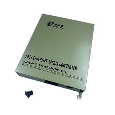 WDM Rack Mount Fiber Media Converter، 100Mbps Fiber Cat6 Converter