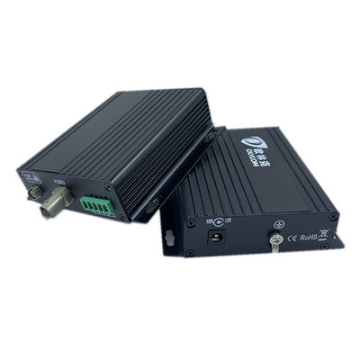 3U Rack 1ch Video Analog Video Bnc to Fiber Media Converter 5km on Multimode Fiber
