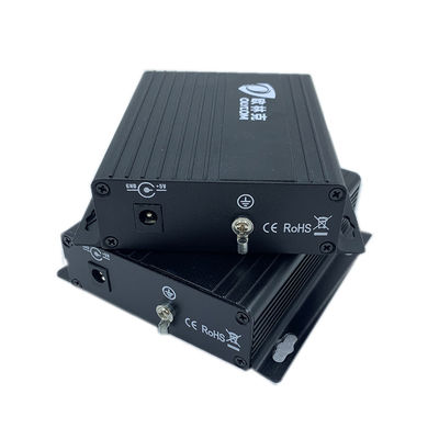مبدل رسانه ویدیویی آنالوگ با داده RS485/RS422 توسعه فیبر SM/MM CE DC5V DC12V