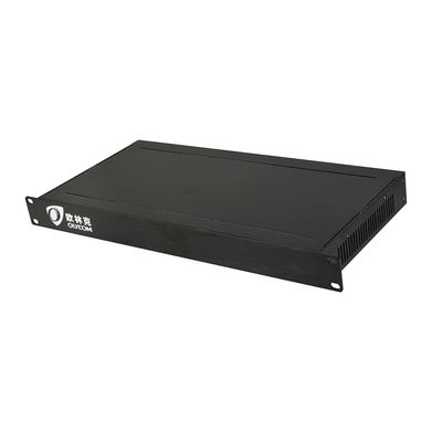 HD 1080P AHD CVI TVI فیبر ویدئو دیجیتال تبدیل نوری 16 پورت AC 220V ورودی