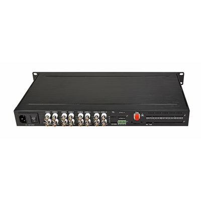 1080P 4K AHD CVI TVI 16ch Video Converter Optical Converter 1U Rack